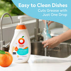 Orange House 3-in-1 Fruit, Veggie and Dish cleaner
