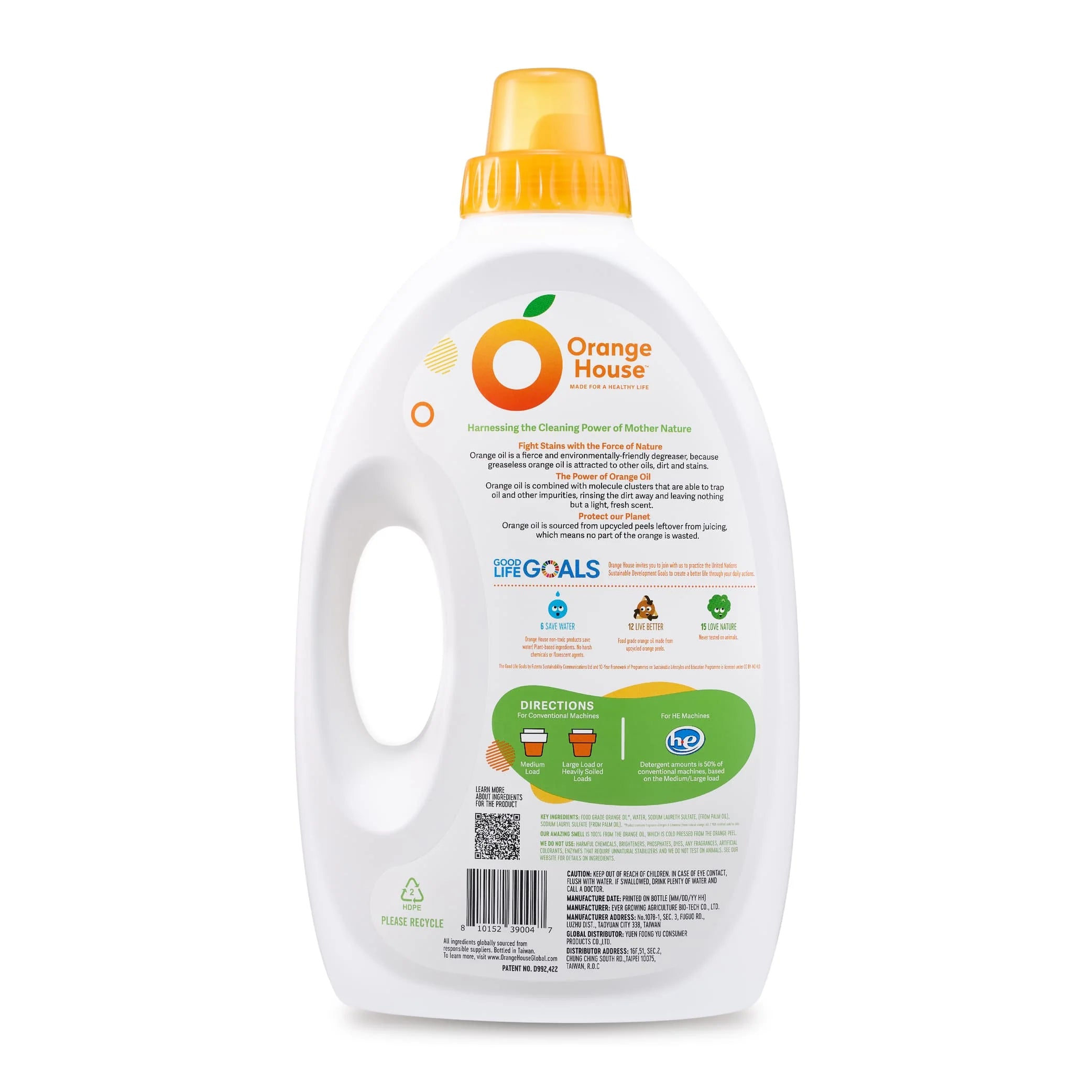 Orange House Liquid Laundry Detergent