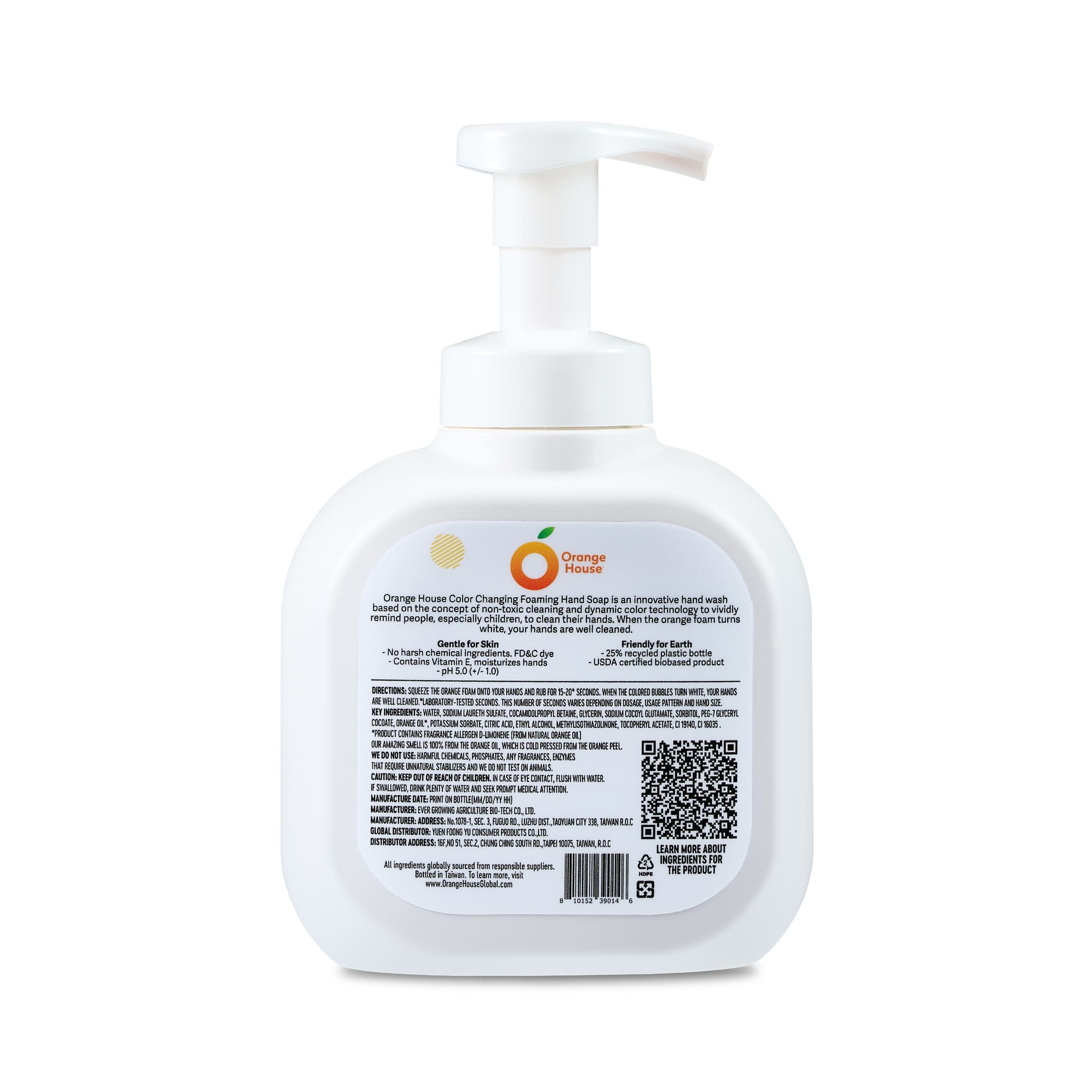 Orange House Color Changing Foaming Hand Soap