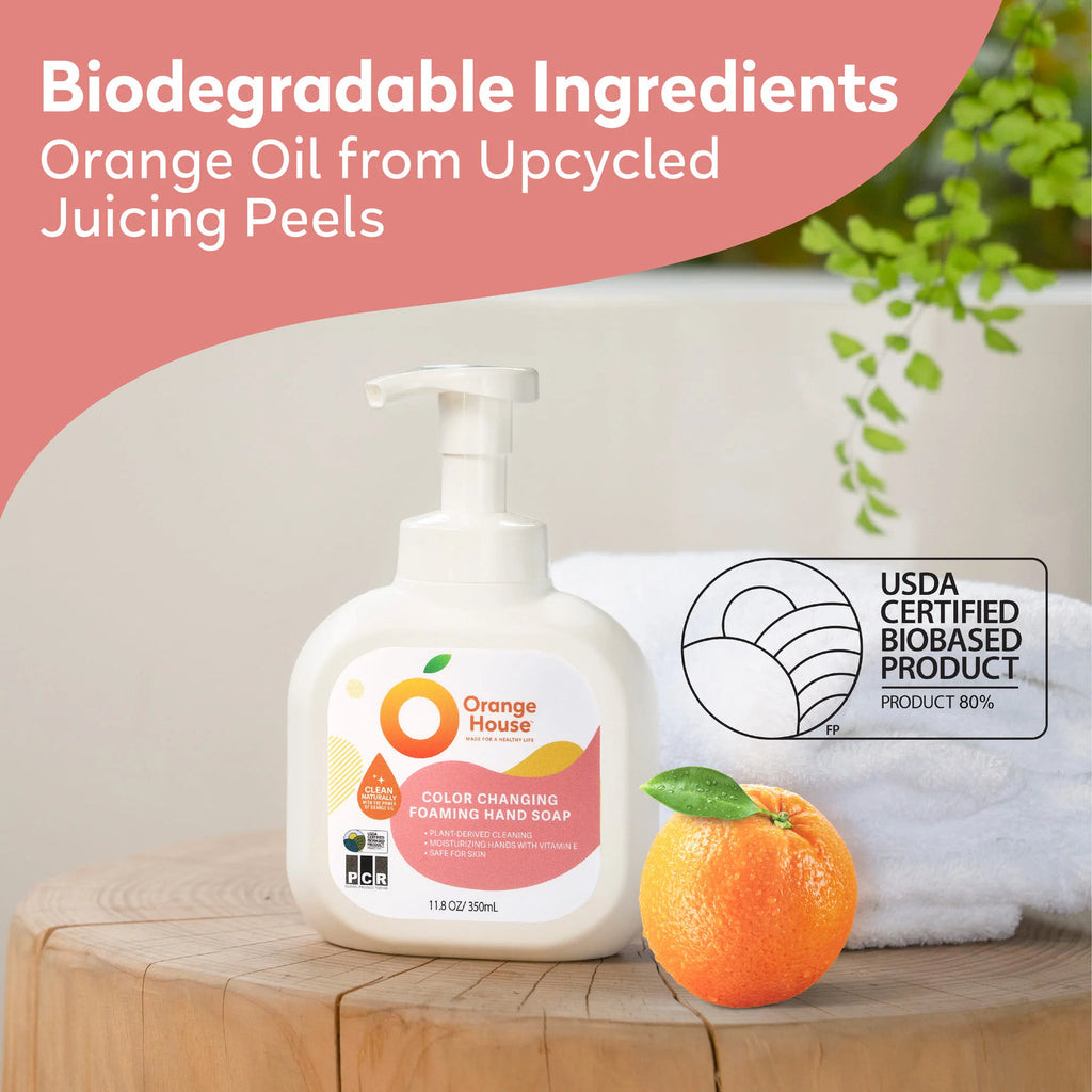 Orange House Color Changing Foaming Hand Soap